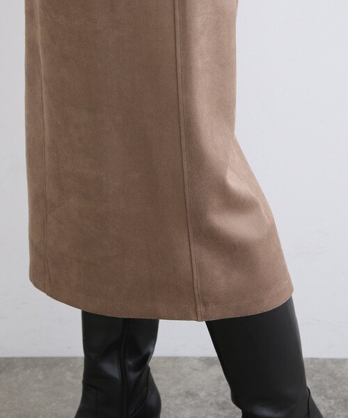 INDIVI（インディヴィ）の「【SETUP可能】スエードライク ストレートスカート（スカート・レディース・ナチュラル/ライトパープル/キャメル・03/13/15 /36/38/40/17/19/12/05）」の18枚目の写真