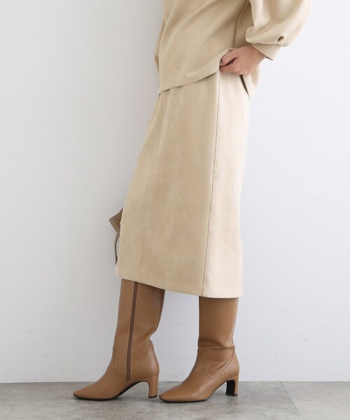 INDIVI（インディヴィ）の「【SETUP可能】スエードライク ストレートスカート（スカート・レディース・ナチュラル/ライトパープル/キャメル・03/13/15 /36/38/40/17/19/12/05）」の22枚目の写真