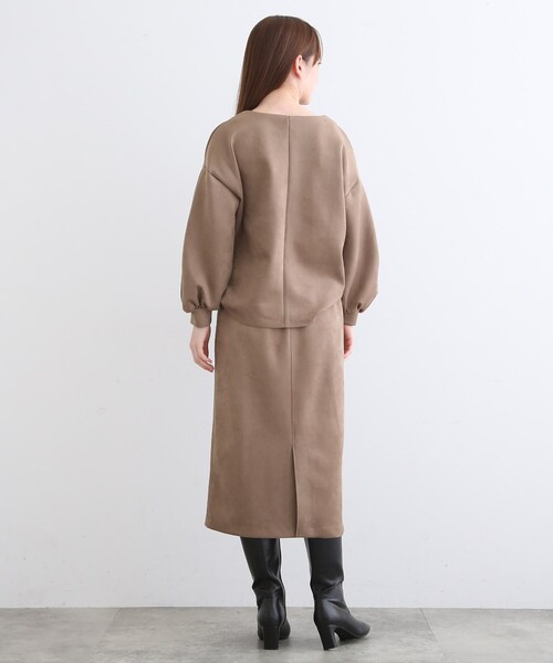 INDIVI（インディヴィ）の「【SETUP可能】スエードライク ストレートスカート（スカート・レディース・ナチュラル/ライトパープル/キャメル・03/13/15 /36/38/40/17/19/12/05）」の11枚目の写真