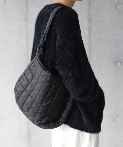 y/m by れぽすけ（イムバイレポスケ）の「キルティングショルダーBAG（ショルダーバッグ・メンズ・グリーン/ブラック・FREE）」の12枚目の写真