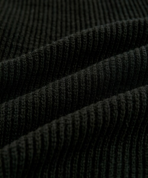 ADAM ET ROPE'（アダムエロペ）の「ウール混 ビッグシルエット 畦カーディガン/ユニセックス（カーディガン/ボレロ・メンズ・ブラック/ライトグリーン/パープル系その他3・M/L）」の6枚目の写真