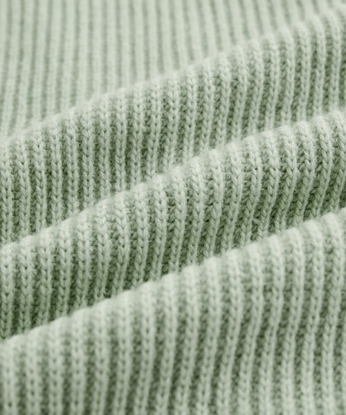 ADAM ET ROPE'（アダムエロペ）の「ウール混 ビッグシルエット 畦カーディガン/ユニセックス（カーディガン/ボレロ・メンズ・ブラック/ライトグリーン/パープル系その他3・M/L）」の10枚目の写真