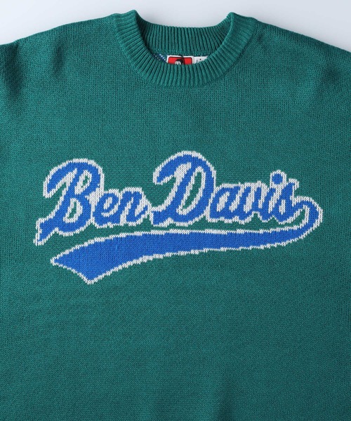 BEN DAVIS（ベンデイビス）の「【BEN DAVIS】アイスクリームロゴニット（ニット/セーター・メンズ・ホワイト/グリーン/ブルー/ブラック・L/M/XL/S）」の10枚目の写真