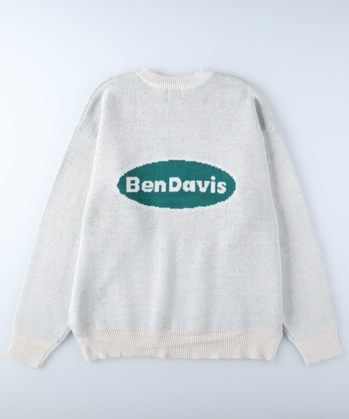 BEN DAVIS（ベンデイビス）の「【BEN DAVIS】アイスクリームロゴニット（ニット/セーター・メンズ・ホワイト/グリーン/ブルー/ブラック・L/M/XL/S）」の5枚目の写真