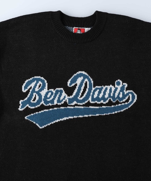 BEN DAVIS（ベンデイビス）の「【BEN DAVIS】アイスクリームロゴニット（ニット/セーター・メンズ・ホワイト/グリーン/ブルー/ブラック・L/M/XL/S）」の8枚目の写真