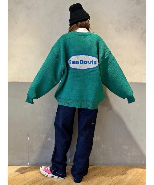 BEN DAVIS（ベンデイビス）の「【BEN DAVIS】アイスクリームロゴニット（ニット/セーター・メンズ・ホワイト/グリーン/ブルー/ブラック・L/M/XL/S）」の21枚目の写真
