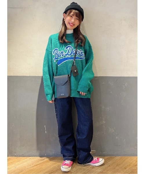 BEN DAVIS（ベンデイビス）の「【BEN DAVIS】アイスクリームロゴニット（ニット/セーター・メンズ・ホワイト/グリーン/ブルー/ブラック・L/M/XL/S）」の17枚目の写真