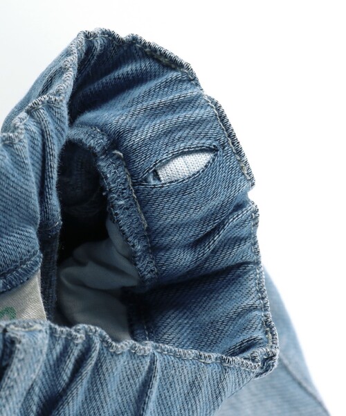 BRANSHES（ブランシェス）の「【あったか】デニムニット裏起毛ロングパンツ（その他パンツ・キッズ・ブルー/ネイビー・140/150/110/130/100/120/90）」の6枚目の写真