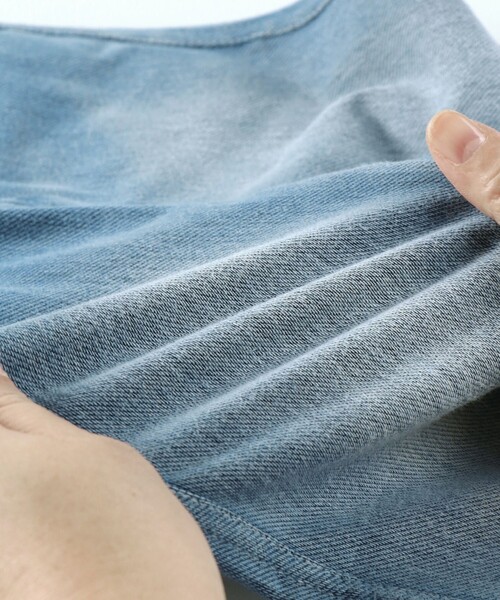 BRANSHES（ブランシェス）の「【あったか】デニムニット裏起毛ロングパンツ（その他パンツ・キッズ・ブルー/ネイビー・140/150/110/130/100/120/90）」の10枚目の写真