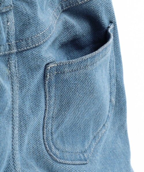 BRANSHES（ブランシェス）の「【あったか】デニムニット裏起毛ロングパンツ（その他パンツ・キッズ・ブルー/ネイビー・140/150/110/130/100/120/90）」の11枚目の写真