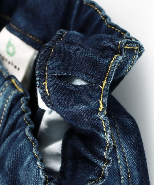 BRANSHES（ブランシェス）の「【あったか】デニムニット裏起毛ロングパンツ（その他パンツ・キッズ・ブルー/ネイビー・140/150/110/130/100/120/90）」の17枚目の写真