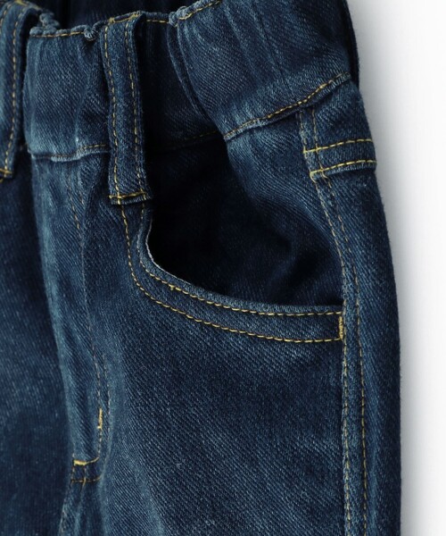 BRANSHES（ブランシェス）の「【あったか】デニムニット裏起毛ロングパンツ（その他パンツ・キッズ・ブルー/ネイビー・140/150/110/130/100/120/90）」の18枚目の写真