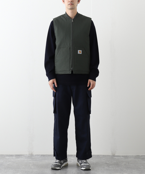 JOURNAL STANDARD relume（ジャーナルスタンダード　レリューム）の「【CARHARTT WIP / カーハート ダブリューアイピー】 VEST（ブルゾン・メンズ・グリーン/ブラック・LARGE/X-LARGE）」の3枚目の写真