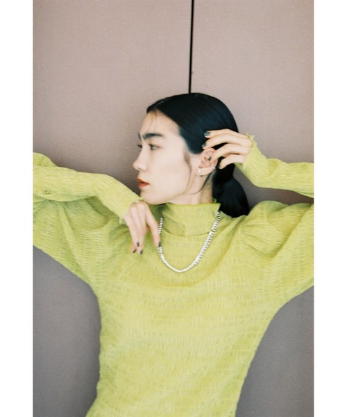 BLACK BY MOUSSY（ブラックバイマウジー）の「random shirring tops 