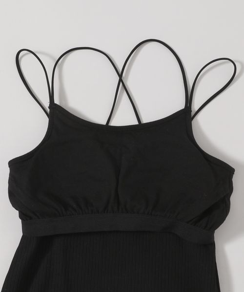 mysty woman（ミスティウーマン）の「カップツキインナーキャミ　183867（キャミソール・レディース・オフホワイト/ブラック/ライトベージュ・FREE）」の19枚目の写真