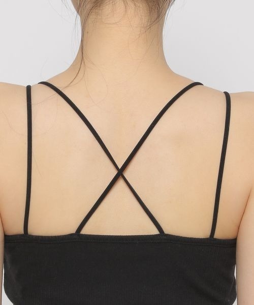 mysty woman（ミスティウーマン）の「カップツキインナーキャミ　183867（キャミソール・レディース・オフホワイト/ブラック/ライトベージュ・FREE）」の15枚目の写真