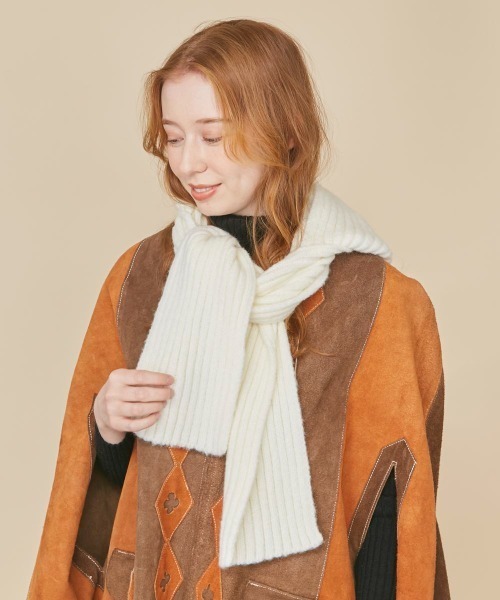 kaorinomori(カオリノモリ)の「kaorinomori パウニット(ニットキャップ/ビーニー・レディース・ホワイト/パープル/イエロー・FREE)」の17枚目の写真