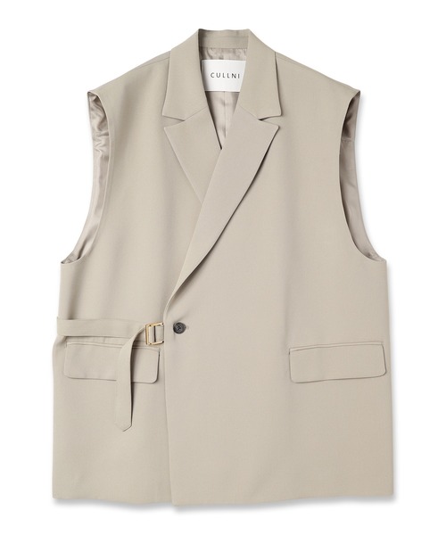 ジャケット・アウター CULLNI NO SLEEVE TIELOCKEN JKT 23SS CULLNI NO SLEEVE TIELOCKEN JKT 23SS
