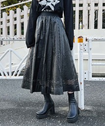 Figments | エコレザーメッシュスカート(スカート)