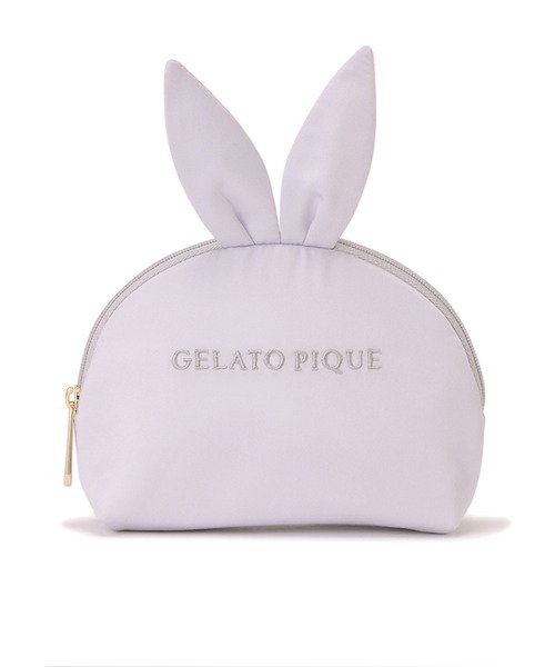 gelato pique（ジェラートピケ）の「イースターサテンポーチ（ポーチ