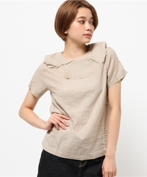 BEAMS BOY | BEAMS BOY / ２重襟 ブロード Wバックボタン ブラウス(シャツ/ブラウス)