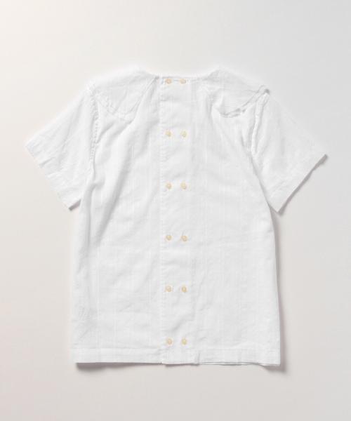 BEAMS BOY(ビームスボーイ)の「○BEAMS BOY / 2重襟 ブロード Wバックボタン ブラウス(シャツ/ブラウス・レディース・ホワイト/カーキ/ブルー・ONE SIZE)」の19枚目の写真