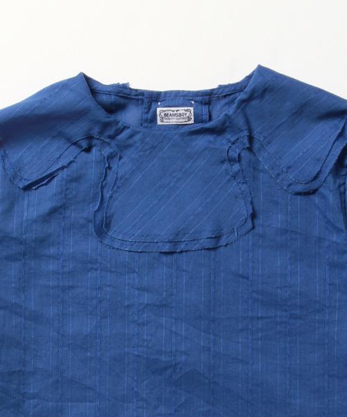 BEAMS BOY(ビームスボーイ)の「○BEAMS BOY / 2重襟 ブロード Wバックボタン ブラウス(シャツ/ブラウス・レディース・ホワイト/カーキ/ブルー・ONE SIZE)」の10枚目の写真