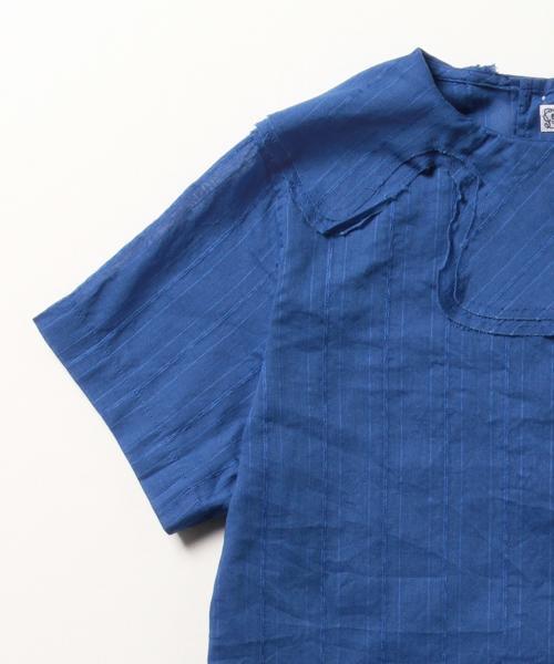 BEAMS BOY(ビームスボーイ)の「○BEAMS BOY / 2重襟 ブロード Wバックボタン ブラウス(シャツ/ブラウス・レディース・ホワイト/カーキ/ブルー・ONE SIZE)」の17枚目の写真