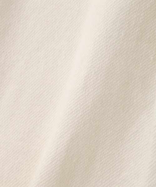 MHL.（エムエイチエル）の「WORN LINEN COTTON DRILL（シャツ/ブラウス・メンズ・ブラック/ホワイト・LARGE/MEDIUM）」の9枚目の写真