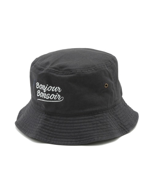bonjour records(ボンジュールレコーズ)の「【bonjour records/ボンジュールレコード】ORIGINAL LOGO HAT オリジナルロゴハット(ハット・メンズ・チャコールグレー・FREE)」の1枚目の写真