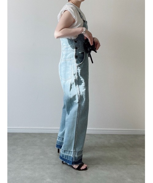 希少 Hammoc ハンモック オーバーオール 異素材 ニット サロペット ヴィンテージファッション - Hammoc ハンモック オーバーオール 異素材