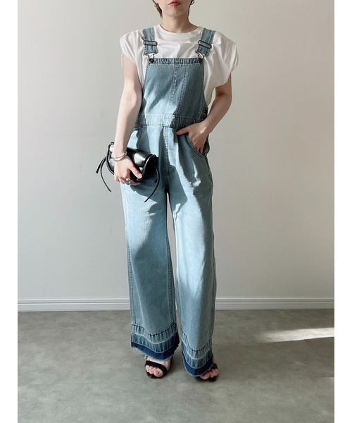 サロペット・オーバーオール・オールインワン ito fukuoka jump suit slim gingham 心のまま走り出すオーバーオール/Areeam（アリーム）の