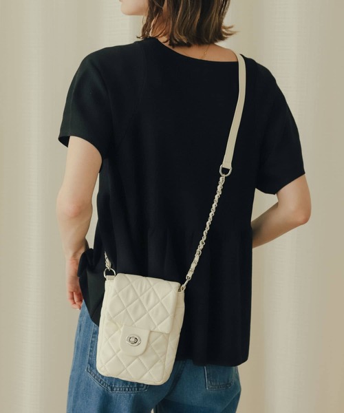 新品激安！16，200円の品★アーバンリサーチ バックキルティングチェスターコート★グレー セールキルティングショルダーバッグ（ショルダーバッグ）｜SENSE OF