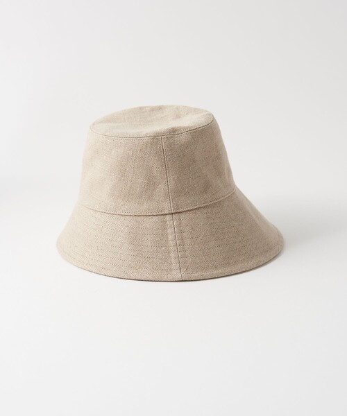 Firsthand（ファーストハンド）の「La Maison de Lyllis/ラ メゾン ド リリス LINEN POTHAT（ハット・レディース・ナチュラル/ブラック・ONE SIZE）」の9枚目の写真