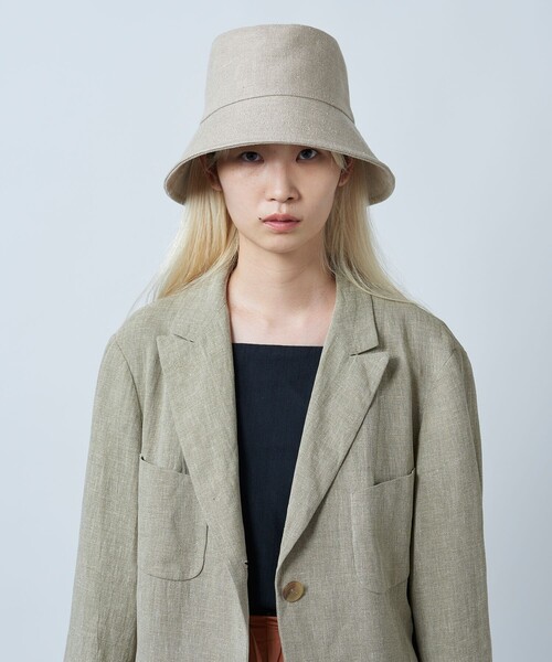 Firsthand（ファーストハンド）の「La Maison de Lyllis/ラ メゾン ド リリス LINEN POTHAT（ハット・レディース・ナチュラル/ブラック・ONE SIZE）」の19枚目の写真