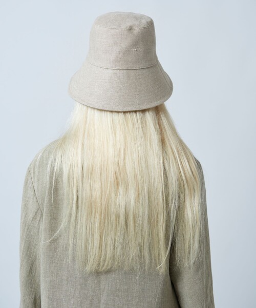 Firsthand（ファーストハンド）の「La Maison de Lyllis/ラ メゾン ド リリス LINEN POTHAT（ハット・レディース・ナチュラル/ブラック・ONE SIZE）」の22枚目の写真