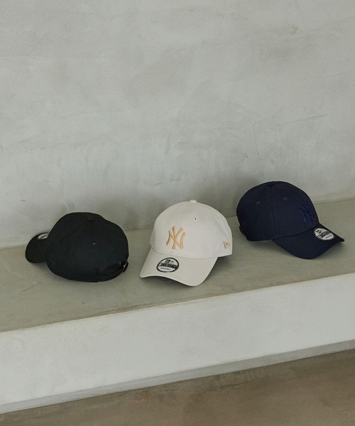 NEW ERA（ニューエラ）の「『別注』New Era×URBAN RESEARCH　9THIRTY CAP（キャップ・レディース・ベージュ/ネイビー/ブラック/キャメル/バーガンディー・-）」の6枚目の写真