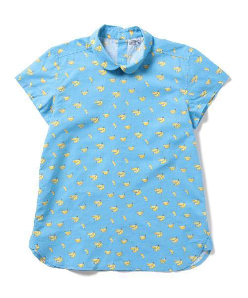 BEAMS BOY（ビームスボーイ）の「ΠBEAMS BOY / バナナ柄 バックボタンブラウス（シャツ/ブラウス・レディース・ホワイト/ブラック/ブルー系その他・ONE SIZE）」の13枚目の写真