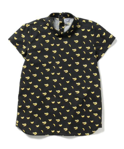 BEAMS BOY（ビームスボーイ）の「ΠBEAMS BOY / バナナ柄 バックボタンブラウス（シャツ/ブラウス・レディース・ホワイト/ブラック/ブルー系その他・ONE SIZE）」の14枚目の写真