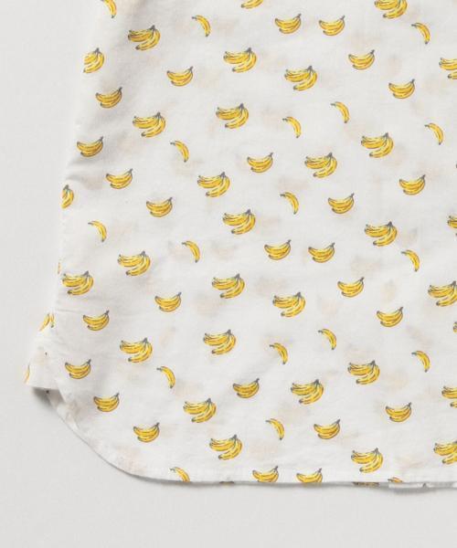 BEAMS BOY（ビームスボーイ）の「ΠBEAMS BOY / バナナ柄 バックボタンブラウス（シャツ/ブラウス・レディース・ホワイト/ブラック/ブルー系その他・ONE SIZE）」の17枚目の写真