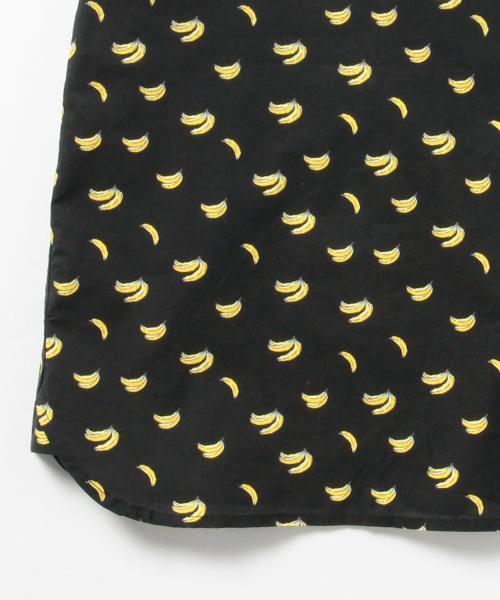 BEAMS BOY（ビームスボーイ）の「ΠBEAMS BOY / バナナ柄 バックボタンブラウス（シャツ/ブラウス・レディース・ホワイト/ブラック/ブルー系その他・ONE SIZE）」の9枚目の写真