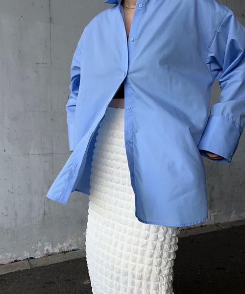 y/m by RIKA（イムバイリカ）の「ポコポコストレートスカート（スカート・レディース・ブラック/アイボリー・FREE）」の14枚目の写真