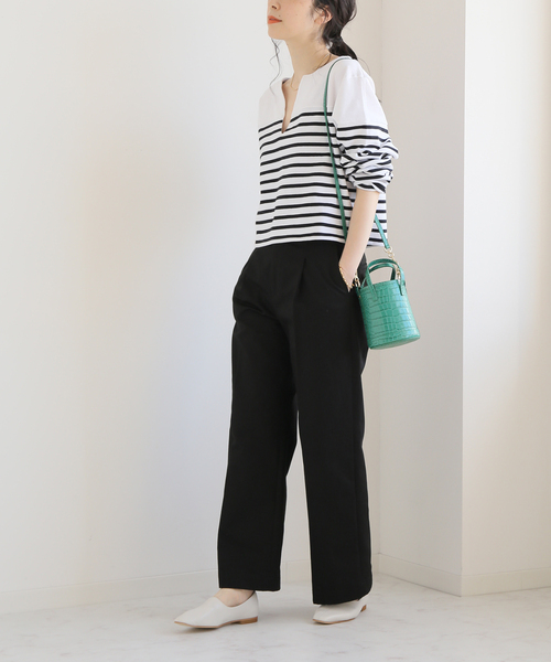 CHRISTIAN VILLA（クリスチャンヴィラ）の「【CHRISTIAN VILLA /クリスチャン ヴィラ】 COCO MINI BASKET（ショルダーバッグ・レディース・グリーン/アイボリー・FREE）」の13枚目の写真