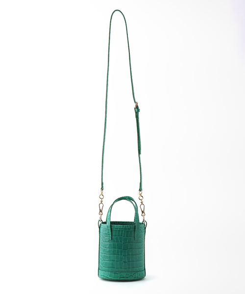 CHRISTIAN VILLA（クリスチャンヴィラ）の「【CHRISTIAN VILLA /クリスチャン ヴィラ】 COCO MINI BASKET（ショルダーバッグ・レディース・グリーン/アイボリー・FREE）」の10枚目の写真