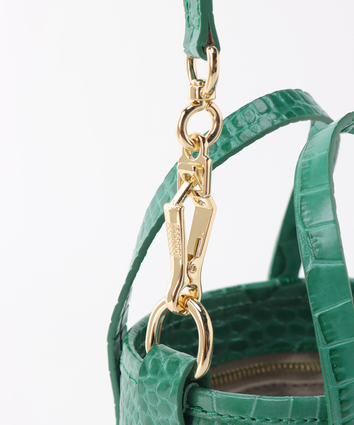 CHRISTIAN VILLA（クリスチャンヴィラ）の「【CHRISTIAN VILLA /クリスチャン ヴィラ】 COCO MINI BASKET（ショルダーバッグ・レディース・グリーン/アイボリー・FREE）」の18枚目の写真