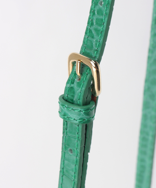 CHRISTIAN VILLA（クリスチャンヴィラ）の「【CHRISTIAN VILLA /クリスチャン ヴィラ】 COCO MINI BASKET（ショルダーバッグ・レディース・グリーン/アイボリー・FREE）」の12枚目の写真