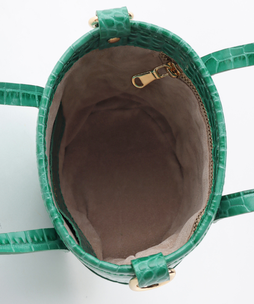 CHRISTIAN VILLA（クリスチャンヴィラ）の「【CHRISTIAN VILLA /クリスチャン ヴィラ】 COCO MINI BASKET（ショルダーバッグ・レディース・グリーン/アイボリー・FREE）」の16枚目の写真