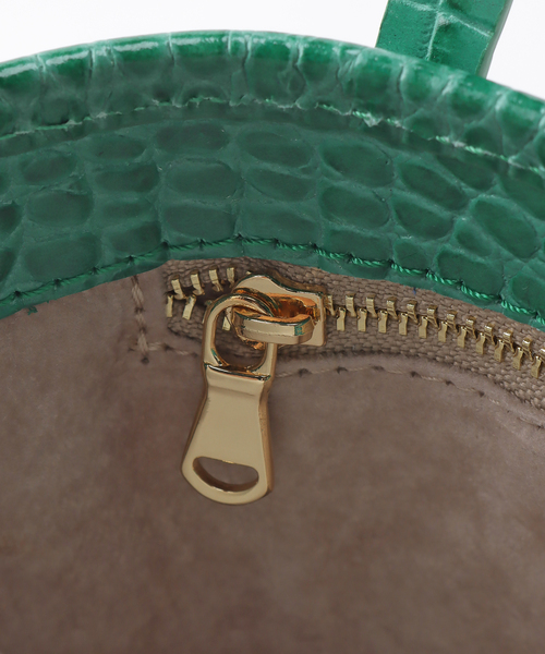 CHRISTIAN VILLA（クリスチャンヴィラ）の「【CHRISTIAN VILLA /クリスチャン ヴィラ】 COCO MINI BASKET（ショルダーバッグ・レディース・グリーン/アイボリー・FREE）」の6枚目の写真
