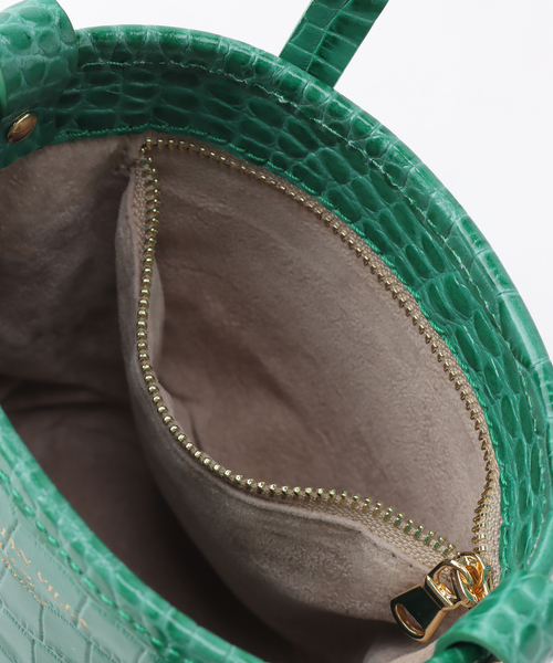 CHRISTIAN VILLA（クリスチャンヴィラ）の「【CHRISTIAN VILLA /クリスチャン ヴィラ】 COCO MINI BASKET（ショルダーバッグ・レディース・グリーン/アイボリー・FREE）」の19枚目の写真