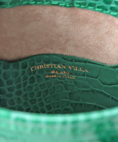 CHRISTIAN VILLA（クリスチャンヴィラ）の「【CHRISTIAN VILLA /クリスチャン ヴィラ】 COCO MINI BASKET（ショルダーバッグ・レディース・グリーン/アイボリー・FREE）」の21枚目の写真